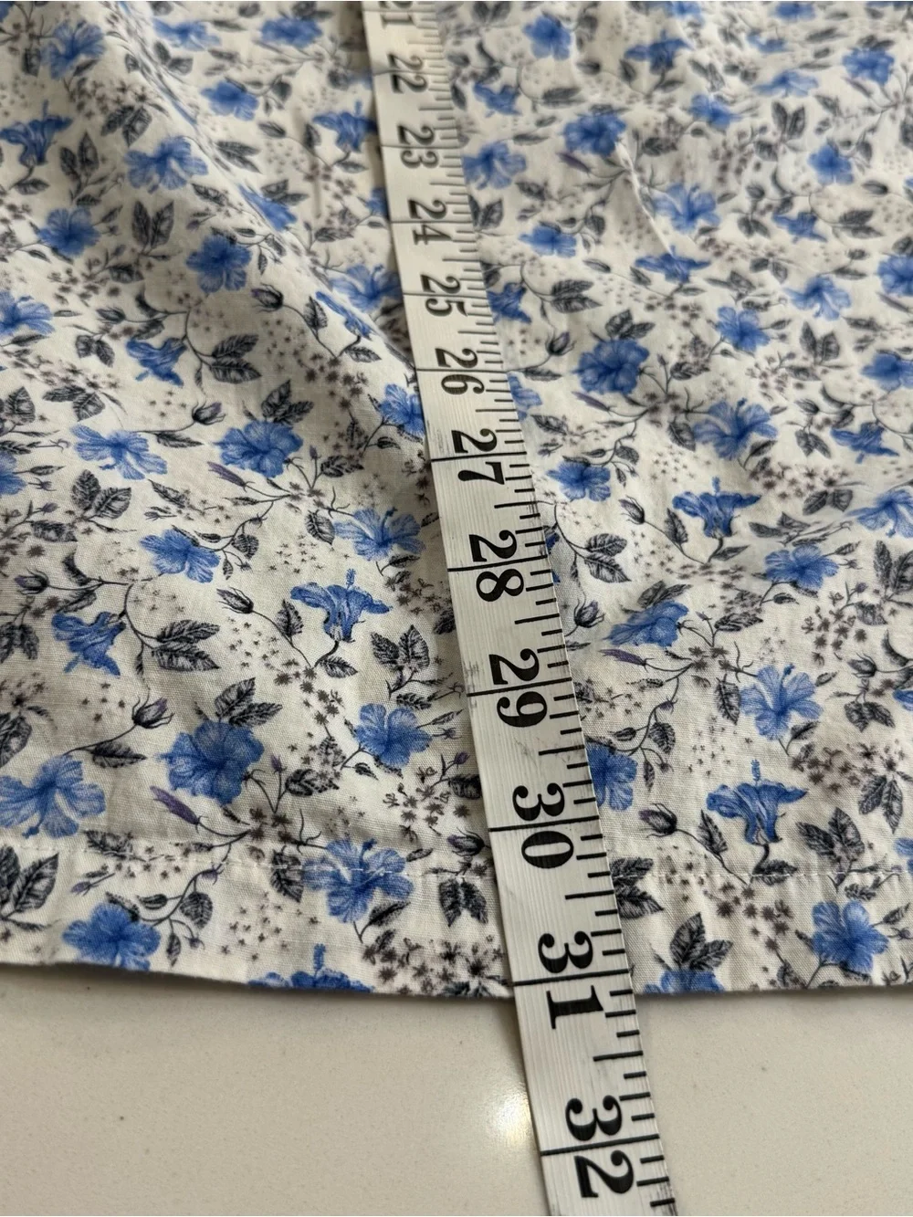 Smocked By Chic I ♥ Mama Blue Floral Smocked Girls' Dress 6